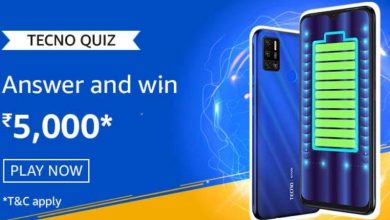 Amazon Tecno Quiz Answers