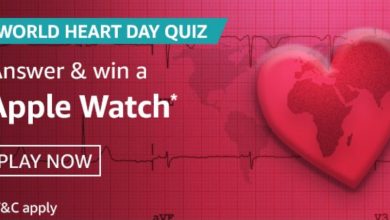 Amazon World Heart Day Quiz Answerq