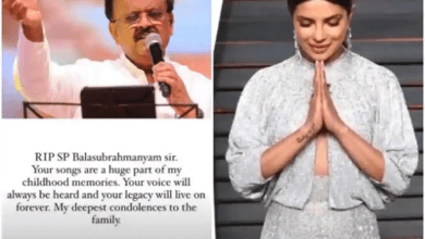 Priyanka Chopra Intagram Story on SP Balasubrahmanyam