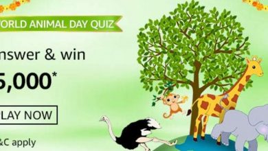 Amazon World Animal Day Quiz Answers