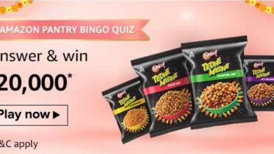 Amazon Pantry Bingo Quiz Answers