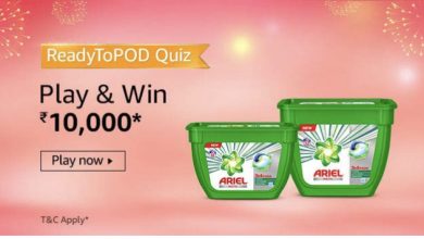 Amazon Readytopod Quiz 28 october