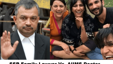 SSR Family lawyer vs AIIMS Doctor
