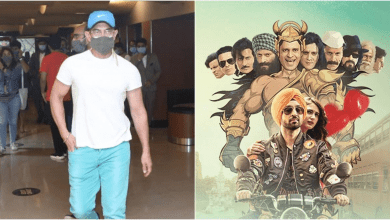 Aamir Khan watches Suraj Pe Mangal Bhari at a theatre