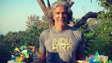 Milind Soman on crackers
