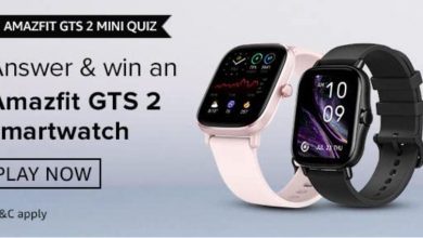 Amazon Amazfit GTS 2 Mini Quiz Answers