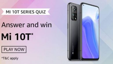 Amazon Mi 10T Series Quiz Answers