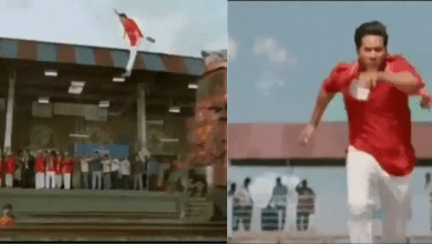 Varun Dhawan Train Scene