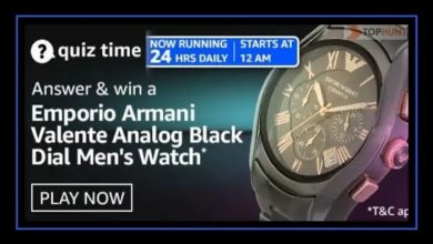 Amazon Quiz Time Answers