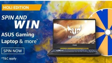 Amazon Holi Edition Spin and Win