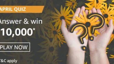 Amazon April Quiz Answers