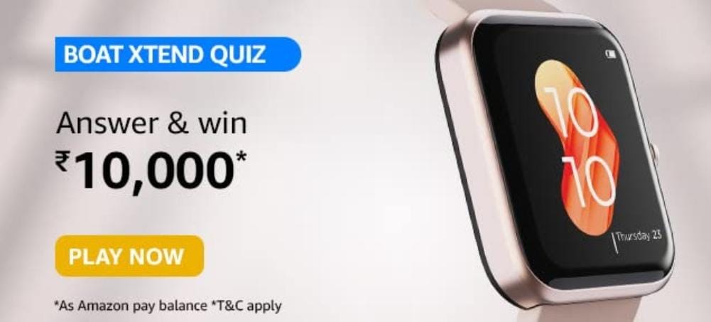 Amazon Boat xtend Quiz Answers