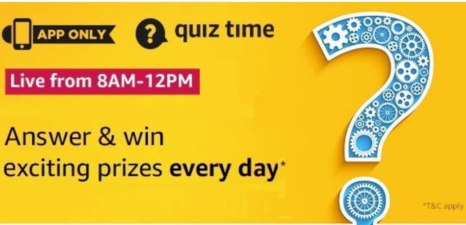 Amazon Quiz 1st july 2021 Answers