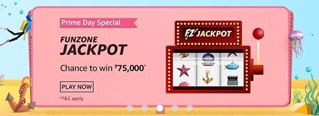 Amazon Prime Day Special Funzone Jackpot Quiz Answers