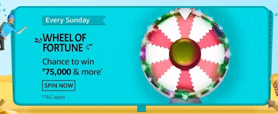 Amazon wheel of fortune 11 july