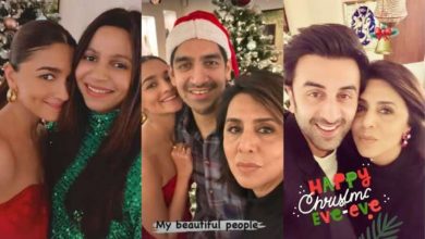 b town celebrating christmas