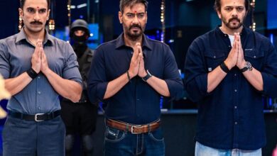 Ajay Devgn Ranveer Singh and Rohit Shetty launch Singham 3