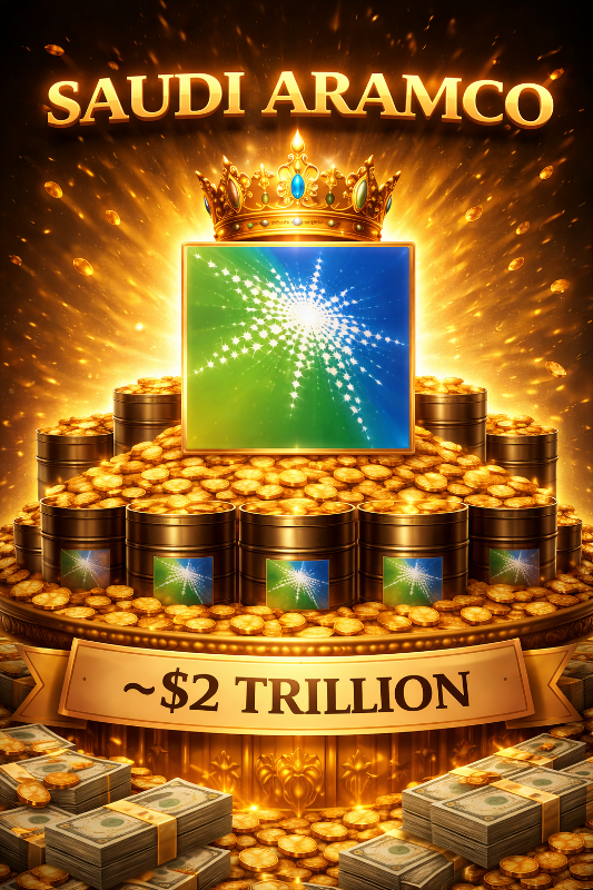 Saudi Aramco 2 Trillion fluctuates